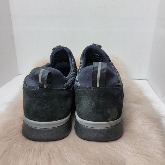 Johnston & Murphy Black Fabric Slip Ons 253215 Mens Shoes Size 11 - Picture 4 of 8